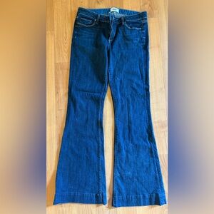 PAIGE Dark Blue Flare Jeans